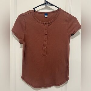 Old Navy Kids Brown Button-Up Shirt